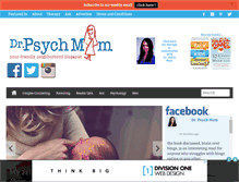 Tablet Screenshot of drpsychmom.com